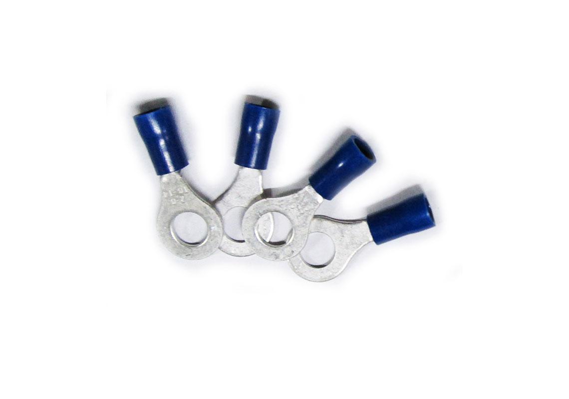 100 PRE-ISOLATED BLUE EYE COSSES WITH PVC HANDLE - CABLE SECTION: 1.04-2.63mm²